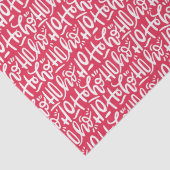 Weihnachten mit Handschrift Weihnachten Ho Ho Ho Seidenpapier (Detail)