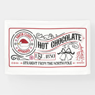 Weihnachten mit heißer Schokolade Banner