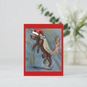 Weihnachten mit Honig-Dachs (Stehend Vorderseite)