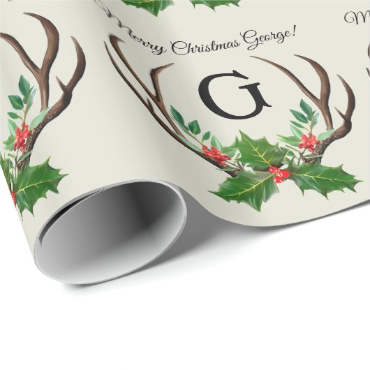 Weihnachten mit Ihrem Textumschlagpapier Geschenkpapier (Rolleneckpunkt)