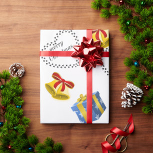 Weihnachten mit Ihrer Liebe feiern Geschenkpapier