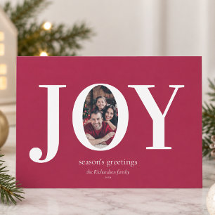 Weihnachten mit individuellem Familienfoto modern