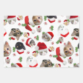 Weihnachten mit Katze und Maus Geschenkpapier Set (Vorderseite)