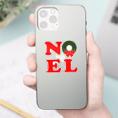 WEIHNACHTEN mit Kranz Aufkleber (Telefon)