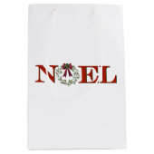 Weihnachten mit Kranz Mittlere Geschenktüte (Vorderseite)