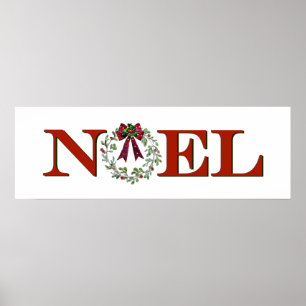 Weihnachten mit Kranz Poster