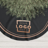 Weihnachten mit kundenspezifischen Firmenlogos Polyester Weihnachtsbaumdecke