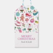 Weihnachten mit Laune Geschenkanhänger (Vorderseite)