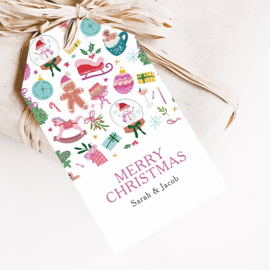Weihnachten mit Laune Geschenkanhänger