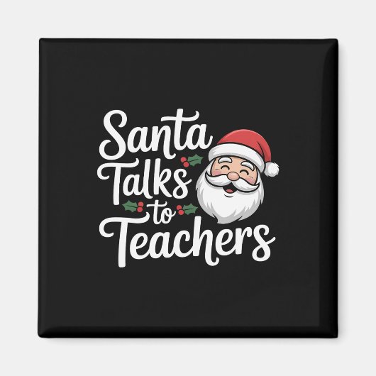 Weihnachten mit Lehrern Magnet (Vorne)