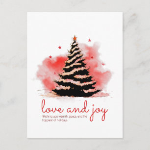 Weihnachten mit Liebe und Freude, Elegant Schwarz