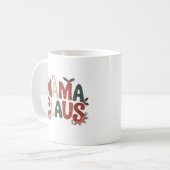 Weihnachten mit Mama Claus Kaffeetasse (Vorderseite Links)