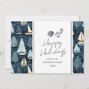 Weihnachten mit maritimem Thema Familie Frohe Feie