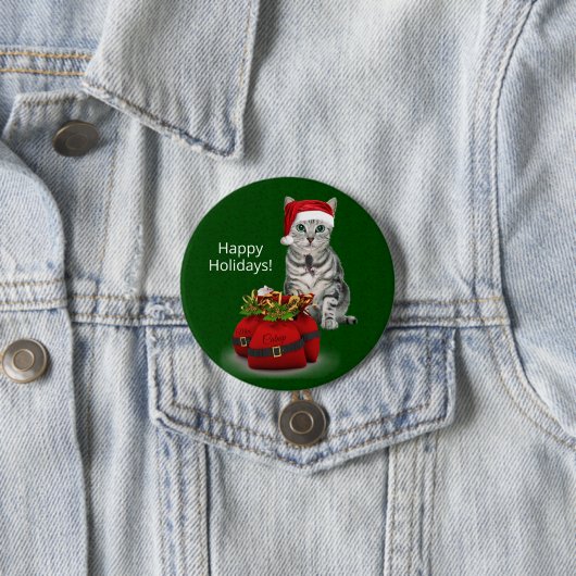 Weihnachten mit Maus auf Grün Button (Beispiel)