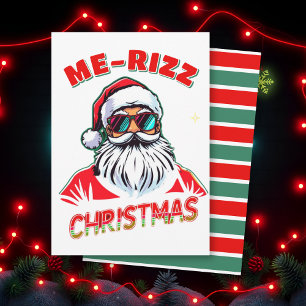 Weihnachten mit Me-Rizz Gen Alpha Meme Humor Weihn