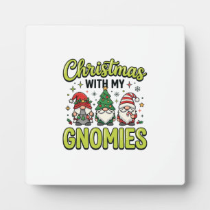 Weihnachten mit meinem Gnom-Design Fotoplatte