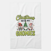 Weihnachten mit meinem Gnom-Design Geschirrtuch (Vertikal)
