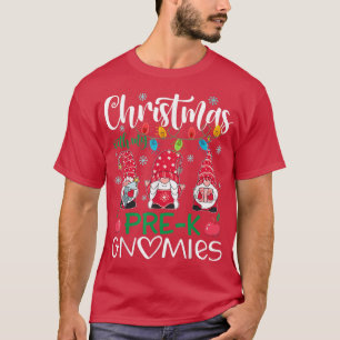 Weihnachten mit meinem PreK Gnomies Lehrer Xmas Li T-Shirt