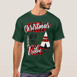 Weihnachten mit meinem Stamm Pyjama-Familie Leopar T-Shirt