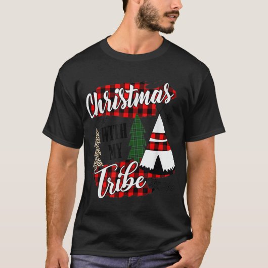 Weihnachten mit meinem Stammesleopard T-Shirt (Vorderseite)