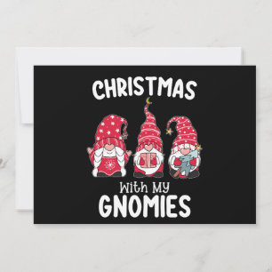 Weihnachten mit meinen Gnomen Holiday Gnome Einladung
