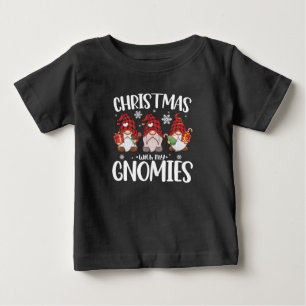Weihnachten mit meinen Gnomies Buffalo Rot kariert Baby T-shirt