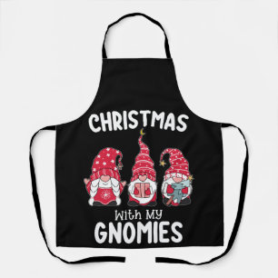 Weihnachten mit meinen Gnomies-Feiertags-Gnom Schürze
