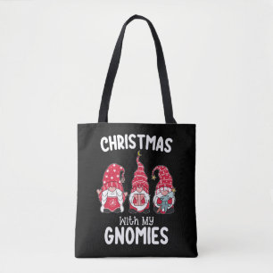 Weihnachten mit meinen Gnomies-Feiertags-Gnom Tasche