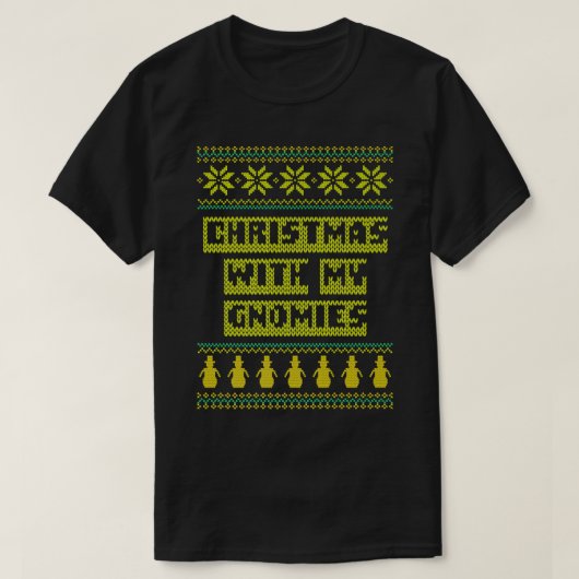 Weihnachten mit meinen Gnomies Weihnachten Weihnac T-Shirt (Design vorne)