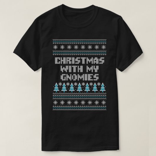 Weihnachten mit meinen Gnomies Weihnachten Weihnac T-Shirt (Design vorne)