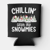 Weihnachten mit meinen Schneemännern im Chillin Dosenkühler (Vorderseite)