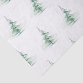 Weihnachten mit Minimalistischen Pinienbäumen Seidenpapier (Detail)