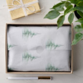 Weihnachten mit Minimalistischen Pinienbäumen Seidenpapier (Geschenk)