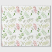 Weihnachten mit Mistletoe Geschenkpapier (Flach)