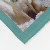 Weihnachten Mit Monogramm Fleecedecke (Ecke)