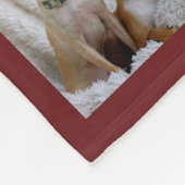 Weihnachten Mit Monogramm Fleecedecke (Ecke)