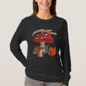 Weihnachten mit Mushroom Squirrel Mouse und M T-Shirt (Vorderseite)