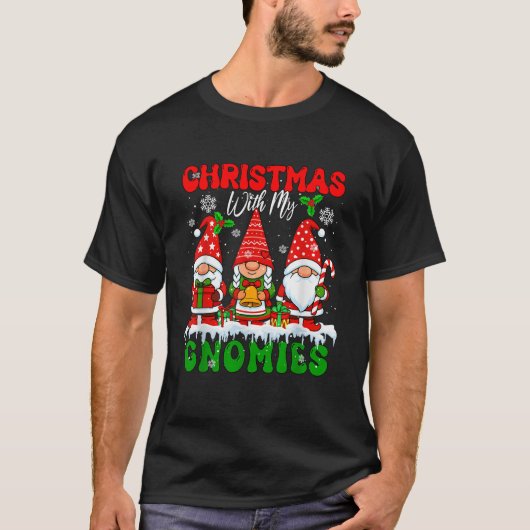 Weihnachten mit My Gnomies Weihnachten T-Shirt (Vorderseite)