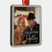 Weihnachten mit Namen und Jahr Ornament Aus Metall (Rechts)