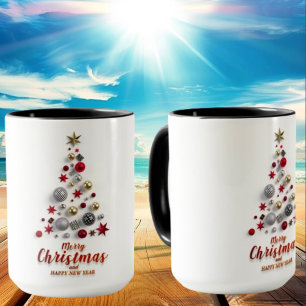 Weihnachten mit Neujahr Kaffeepause Tasse