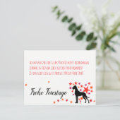 Weihnachten mit Neujahrsvorsatz Postkarte (Stehend Vorderseite)