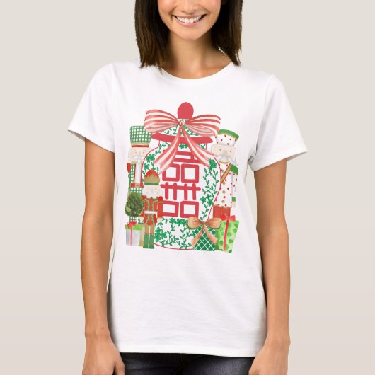Weihnachten mit Nutcrackers & Ginger Jar T-Shirt (Vorderseite)