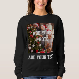 Weihnachten mit Personalisierten Fotos für Frauen Sweatshirt