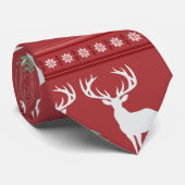 Weihnachten mit Rot und Grün Krawatte (Gerollt)