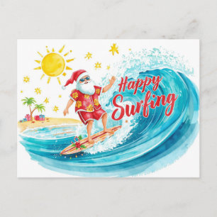 Weihnachten mit SANTA CLAUS surfen