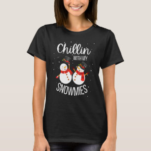 Weihnachten mit Schneemännern T-Shirt