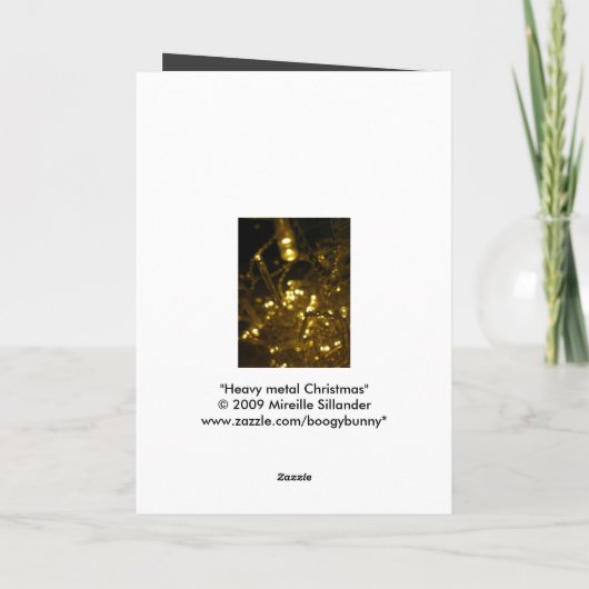 Weihnachten mit Schwermetall (Rückseite)