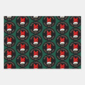 Weihnachten mit Schwermetall Geschenkpapier Set (Vorderseite 3)