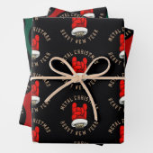 Weihnachten mit Schwermetall Geschenkpapier Set (Beispiel)