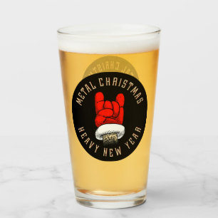 Weihnachten mit Schwermetall Glas